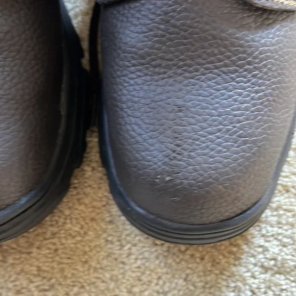 Like New Sketchers 11 Work Boots Brown Steel Toe - Picture 5 of 8